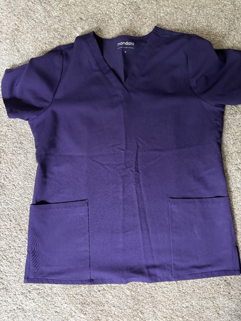 Mandala Scrubs Set Women's Size Medium